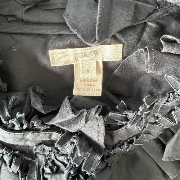 J.CREW Black Button Down - Picture 3 of 4